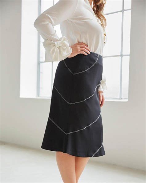 Panel Skirt Plus Size 062018 122 Textillia