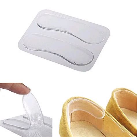 1pair Self Adhesive Silicone Gel Heel Cushion Foot Care Shoe Pads Shoe