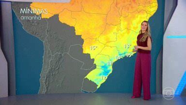 Jornal Nacional Domingo Come A Temperaturas Baixas No Sul E