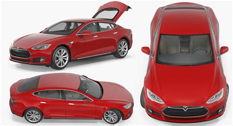 3d Tesla Model S 60 2015 3d Molier International