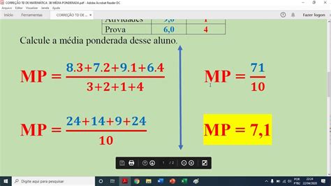 Como Calcular La Media Ponderada