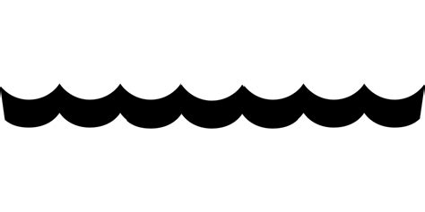 Wave Clipart Black And White Free Download On Clipartmag