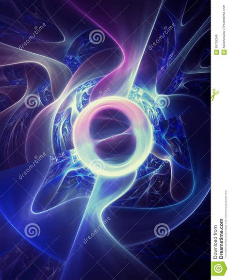 Abstract Fractal Curves Stock Illustration Illustration Of Creative