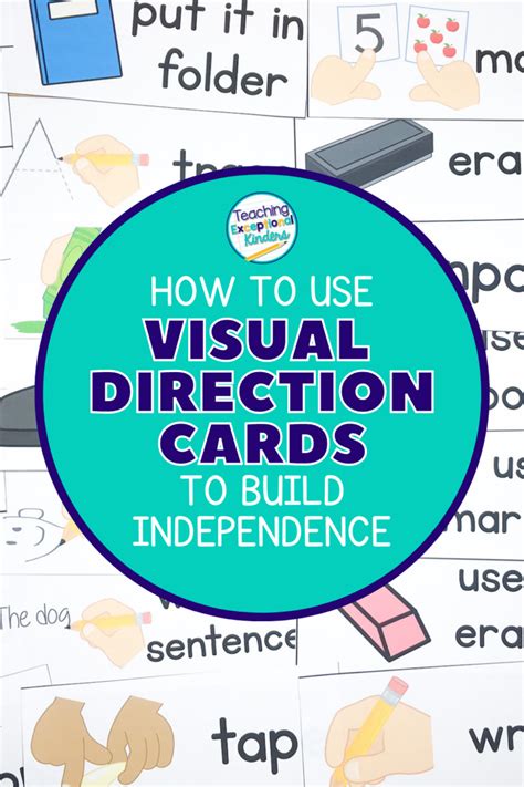 How Visual Direction Cards Build Independence In Kindergarten