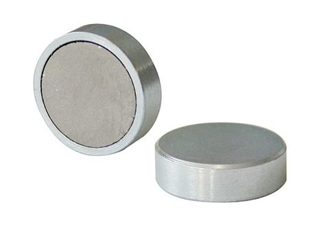 Samarium Cobalt Shallow Pot Magnets Eclipse Magnetics