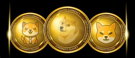 Icon Set Doge Coins Doge Coin Shiba Inu Baby Doge Doge Meme
