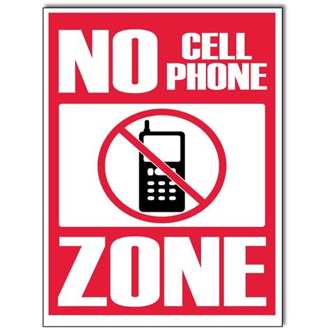 Printable No Cell Phone Sign Clipart Best