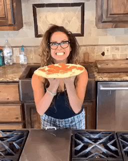 Girl Bitjng Pizza Gifs Get The Best Gif On Giphy