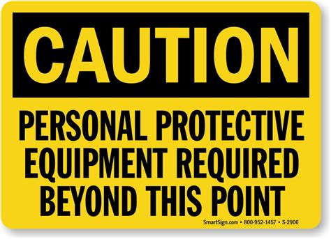 Personal Protection Equipment Required Ppe Sign Sku S 2906