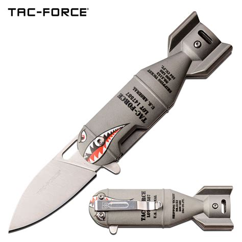 Us Arsenal Pocket Knife Gray Shark Bomber Spring Assisted Kn