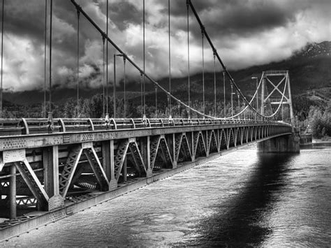 Suspension A Bridge At Golden Bc Evan Leeson Flickr