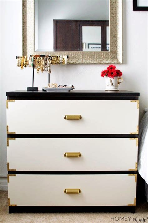 Adding an ikea glass top for $14 or so is the best investment for any ikea nightstand. IKEA MALM Dresser DIY Ideas - Hacks for IKEA MALM Dresser