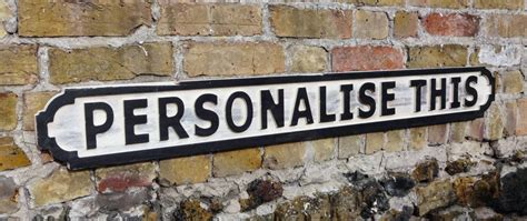 Personalised Vintage Style Street Sign By I Love Retro