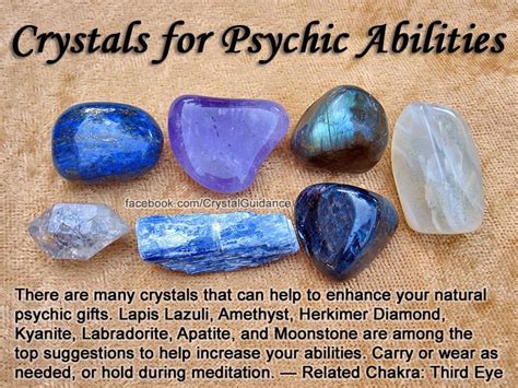 Crystals For Psychic Abilities — There Are Many Crystals That Can Help