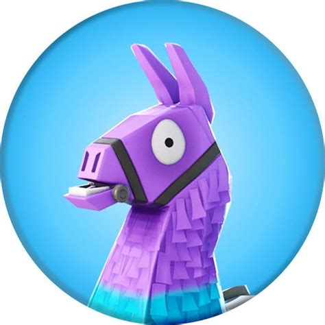Celebrate your birthday with our free printable fortnite birthday invitation template! Fortnite Loot Llama Purple Blue Background Edible Cake ...