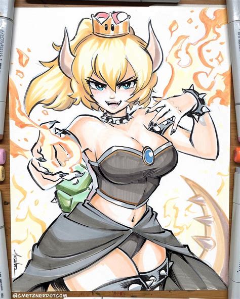 bowsette by cmetznerdotcom bowsette know your meme