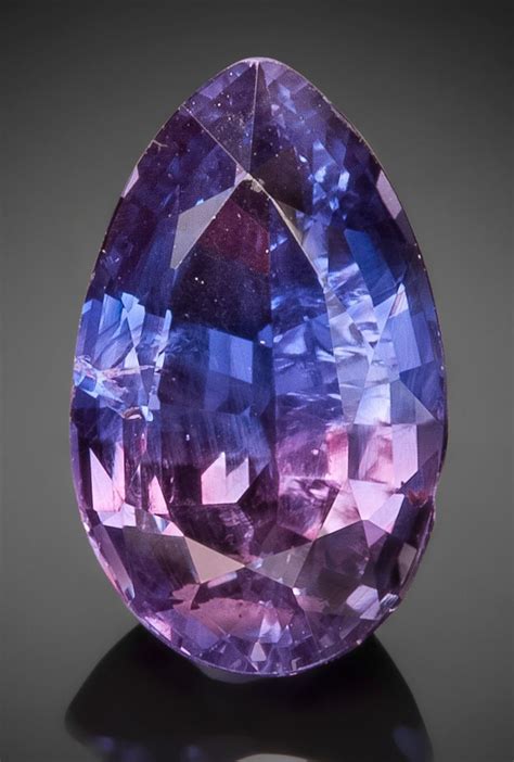 Fine Gemstone Natural Bi Color Sapphire 303 Ct With Gia Lot