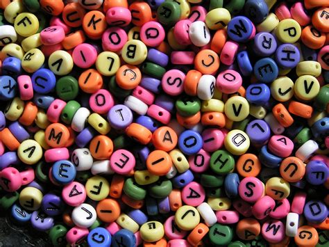 Made of durable plastic, alphabet beads are easy to wear and the ideal bead for a whole host of projects, designs and ideas. Free Alphabet Beads Stock Photo - FreeImages.com