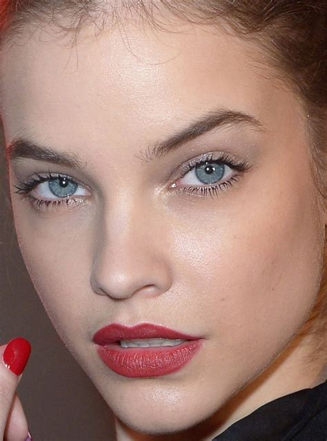 close up of barbara palvin at a 2017 l oréal event barbara palvin barbara celebrity beauty