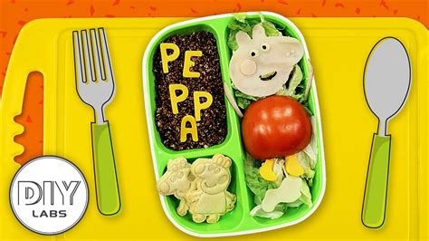 Peppa Pig Bento Box Food Art Healthy N Yummy Diy Labs Youtube