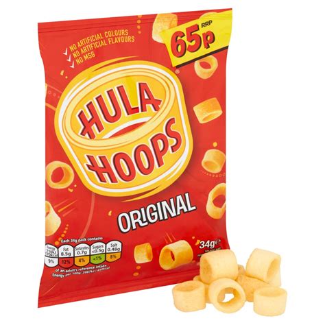 Hula Hoops Original Crisps 34g 65p Pmp Best One