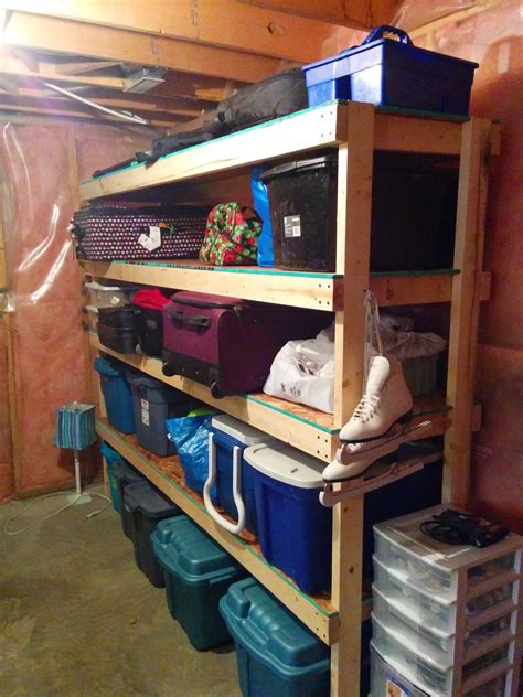 Moving into a new house, we need quite a few shelving units to store stuff. Bees Not Included: Basement Storage Shelves