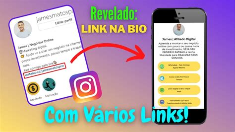 Como Colocar Link No Instagram Bio Com V Rios Links Passo A Passo