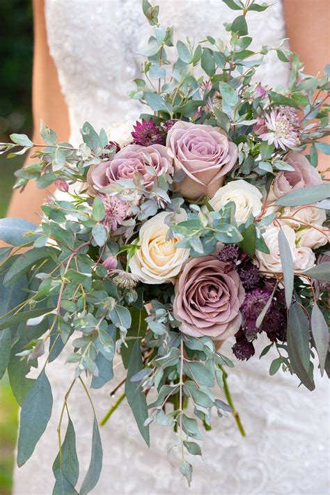 Diy Wedding Flowers Crazy In Love Package Mauve Bouquets Flower