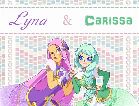 Lyna And Carissa First Versions By Shadow Wood On Deviantart