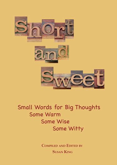 Men go shopping to buy what they need. Short and Sweet: Small Words for Big Thoughts - Grace ...