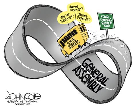 Pa School Funding S Endless Bus Ride Editorial Cartoon Pennsylvania Capital Star