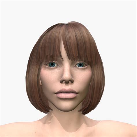3d Lidia Game Redy Naked Turbosquid 1934217