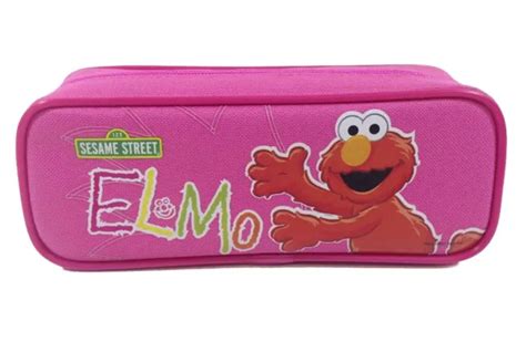 Sesame Street Elmo Pink Color Pencil Case Pencil Pouch For Girls 687