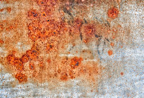 Texture Of An Old Rough Rusty Metal Background