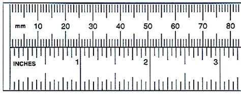 Do not use 'scaling' or 'fit' setting. Millimeter Ruler