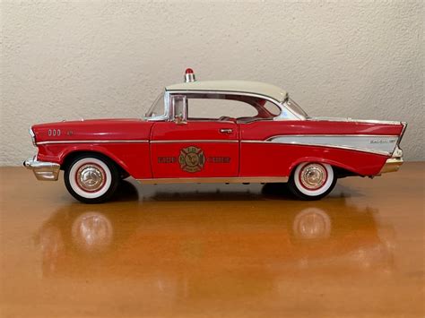 Chevrolet Bel Air Fire Chief 1957 Escala 118 Envío Gratis