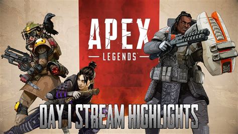 Apex Legends Xbox One Gameplay Day 1 Stream Highlights Wraith