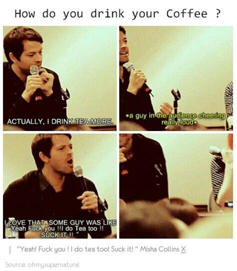 Misha Collins ♥ Tv Supernatural Misha Collins Supernatural Memes