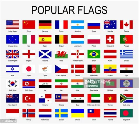 List Of Countries And Their Flags Photos And Premium High Res Pictures