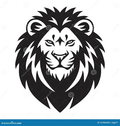 Lion Head Stencil Printable