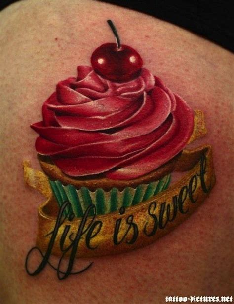 Cupcake Tattoos Inked Magazine Cupcake Tattoos Cherry Tattoos