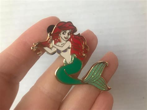 Disney Little Mermaid Pin Mermaid Pin Enamel Mermaid Jewelry Etsy