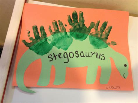 Pin By Rebecca Lou On Dawn Of The Dinosaurs Preschool Arts And Crafts