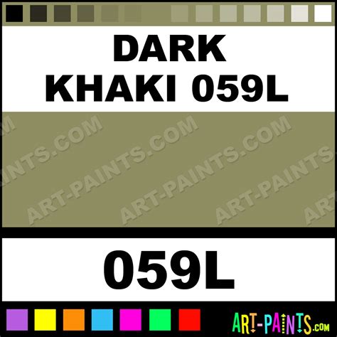 Dark Khaki 059l Soft Form Pastel Paints 059l Dark Khaki 059l Paint