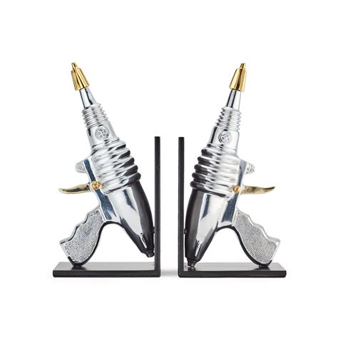 Ray Gun Bookends Pendulux Touch Of Modern