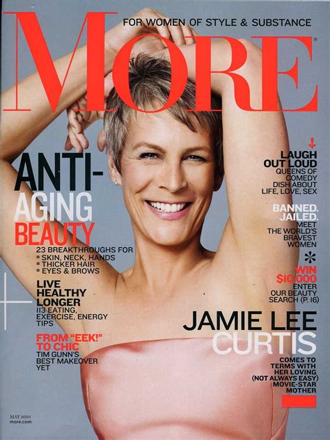 Sean James Does Jamie Lee Curtis Hair For The Cover Of More Magazine