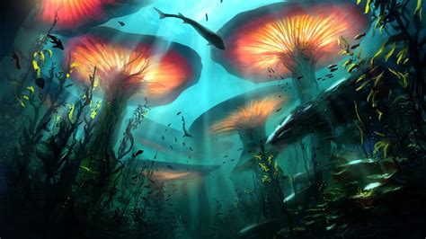 3840x2160 Underwater Nature Digital Art 4k 4k Hd 4k Wallpapers Images Backgrounds Photos And