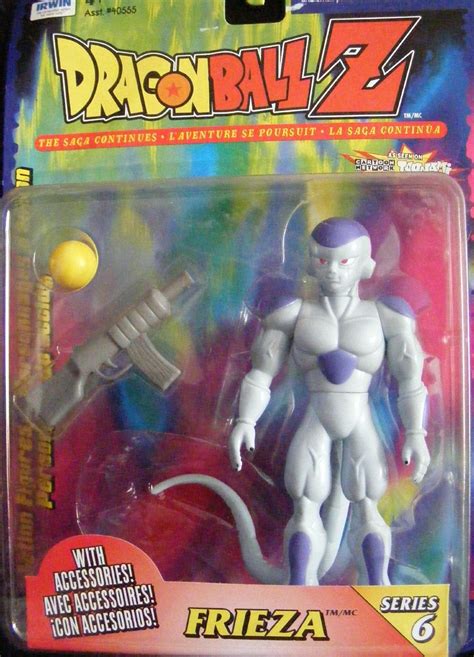 Figure measures about 5 inches tall and includes accessories. Dragonball Z The Saga Continues Series 6 Frieza Action Figure
