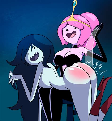 Rule 34 2girls Adventure Time Ass Canon Couple Cartoon Network Fangs Grimphantom Marceline