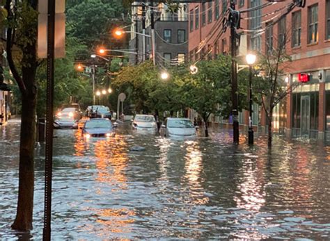 Hoboken Jersey City Pummeled By Powerful Storm Widepsread Flooding